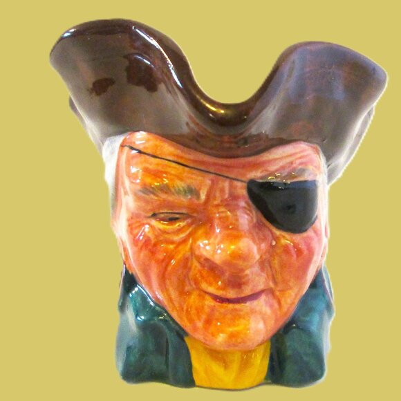 Vtg creamer jugToby Captain Patch character, Cooper Clayton by Sterling Eng - Picture 1 of 5